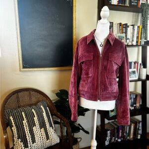 Nine West Pink Plush Jacket
